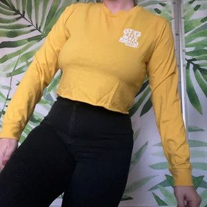 ☀️ Vans Off The Wall Long Sleeve Crop Top ☀️